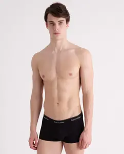 Упаковка из 3 пар трусов-боксеров с низкой посадкой Calvin Klein, черный