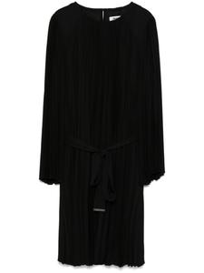 Плиссированное мини-платье DKNY, черный