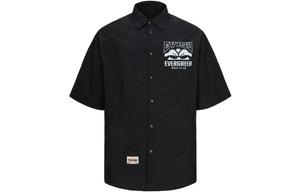 Рубашка мужская черная Evisu, черный