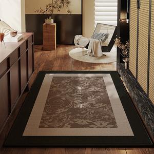 Budis Ковер 160х200 см для прихожей в винтажном французском стиле, водонепроницаемый, нескользящий, грязеотталкивающий, режется по размеру