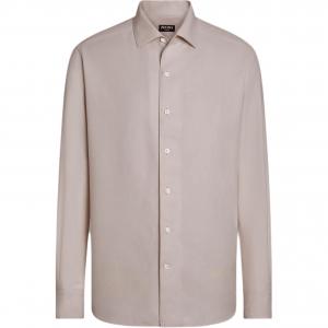 Мужская рубашка цвета тауп Ermenegildo Zegna, Taupe
