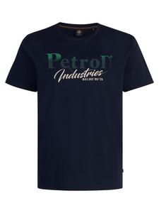 Классическая футболка Petrol Industries Shirt Landon, ночной синий
