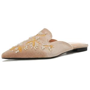 City camel Закрытые тапочки женские абрикос, цвет Apricot