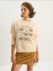 Bianco Lucci Свитшот в бежевом цвете