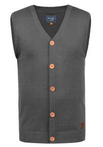 BLEND Свитер-жилет 'Lennardo' в сером цвете