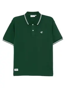Рубашка поло с вышитым логотипом Chocoolate, зеленый