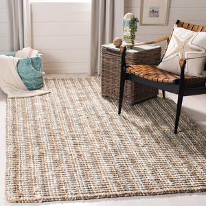 Ковер Safavieh Natural Fiber NF447K с толстым ворсом, 305x427 см, серый/светло-коричневый
