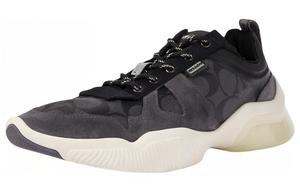 Амортизирующие, износостойкие, дышащие, низкие повседневные туфли, мужские, серые COACH, Original Shoe Box Included