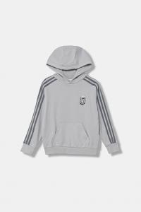 Детская хлопковая толстовка Adidas Originals, серый