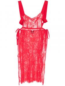 Alchemy платье миди Lia, красный
