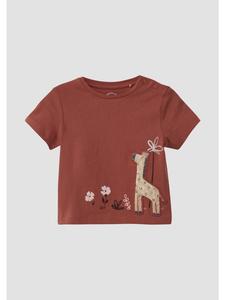 Футболка цвета 3814_рубиново-красный s.Oliver