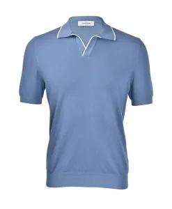 Теннисная рубашка-поло Chicco di Riso Gran Sasso, синий