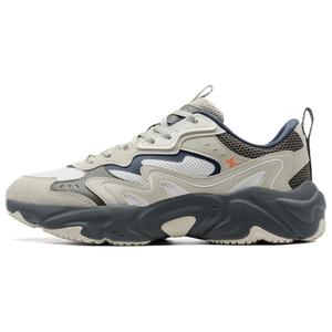 XTEP Нескользящие износостойкие низкие повседневные туфли мужские коричневые серые белые