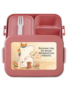 Mr. & Mrs. Panda Дизайн хлебницы в виде единорога с надписью, выполненный в пастельно-красных тонах