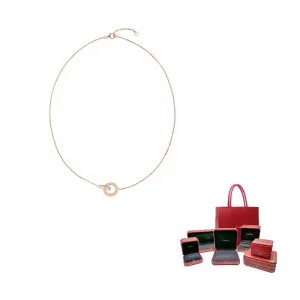Cartier Коллекция Love Necklace, 18K Rose Gold, ожерелье для женщин, розовое золото