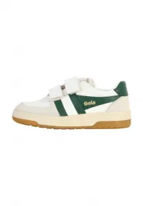 Кроссовки с ремешком для корзины Gola, Blanc Vert Sombre