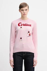 Шерстяной свитер Mc2 Saint Barth, розовый