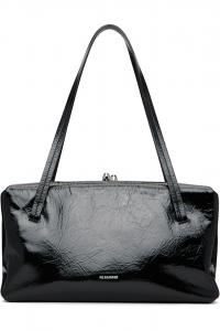 Маленькая сумка-подушка с ягодами годжи Jil Sander, черный