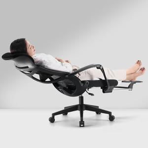 Эргономичное кресло SIHOO M88, офисное кресло для дома с функцией отдыха, модель M88B — кресло для отдыха с хлопковым сиденьем, ножки из нейлона, фиксированные подлокотники, M88B-Cotton Base