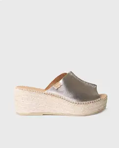 Женские кожаные эспадрильи на платформе Toni Pons, золотой