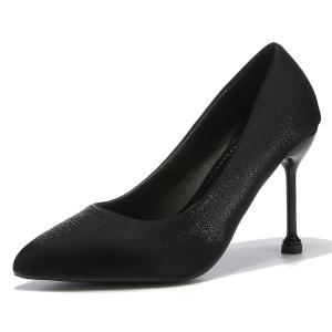 TAOLEI Женские черные туфли на высоком каблуке