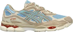 Кроссовки Gel NYC 'Harbor Blue Wood Crepe', синий