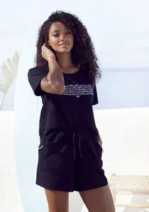 KangaROOS Пижама (2 шт.), с надписью спереди, черный