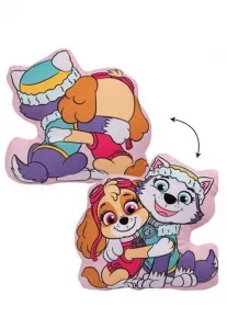 Подушка Щенячий патруль - Скай и Эверест (розовая) примерно 35 см Alpha Trading Solutions