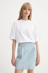 Хлопковая футболка UDELLO Munthe, белый