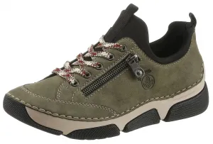 Слипоны Rieker, слипоны, полуботинки - юбилейная модель "150 лет Rieker", черный