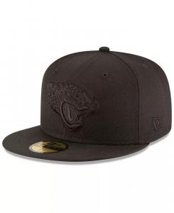 Кепка приталенного кроя Jacksonville Jaguars Chase Black on Black 59Fifty New Era, черный