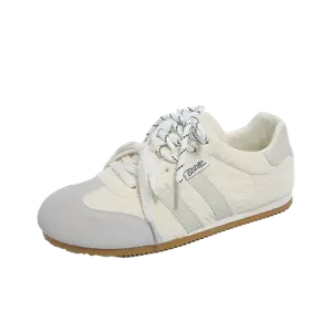 Alxnan Женские низкие кеды экрю, цвет Ecru