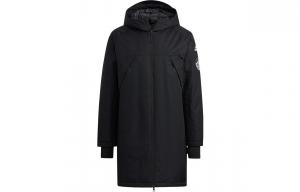 Пуховик мужской черный Adidas, черный