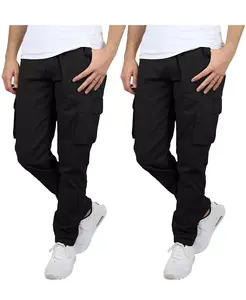 Мужские эластичные штаны карго, 2 шт Blu Rock, черный