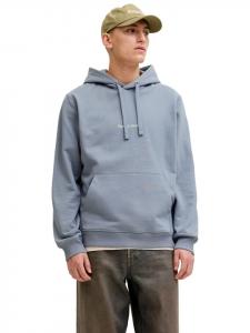 Jack & Jones Толстовка JORNORREBRO EMB SWEAT HOOD синего цвета