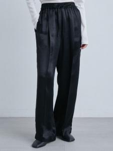 Удобные брюки из атласа с возможностью заправки Miesrohe, цвет Blk[009]