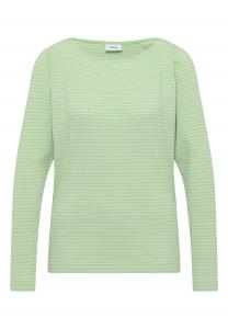 CECIL Лонгслив в пастельно-зеленом цвете