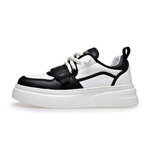 Легкие и дышащие низкие повседневные мужские кроссовки для скейтбординга PT'SON, Black White