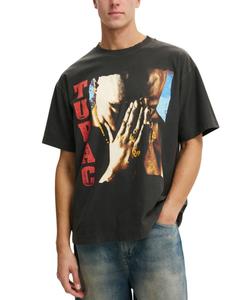 Мужская футболка прямого кроя COTTON ON, Black