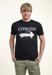 Футболка с принтом Henry Tiger, темно-синий