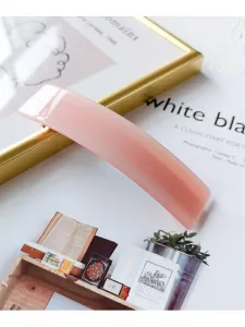 Заколки для волос из ацетата с рисунком под черепаховую кость, 10 цветов Florist, цвет Solid Pink