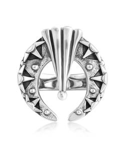 Кольцо Fritz Casuse Textured Naja из стерлингового серебра, размер 5 American West Jewelry, No Color