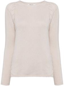 'S Max Mara кашемировый джемпер с круглым вырезом, серый