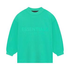 Футболка Fear of God Essentials Kids Long-Sleeve Tee, цвет Mint Leaf
