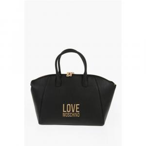 Сумка-тоут LOVE из искусственной кожи с золотым логотипом Moschino, Black