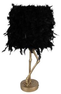 Настольная лампа Clayre & Eef Strauß Kavya, золото - пластик - 30 x 69 x 30 см