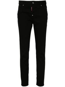 DSQUARED2 джинсы скинни с нашивкой-логотипом, черный