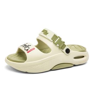 NANJIREN Пляжные сандалии мужские хаки/коричневые/серые - матча зеленый, цвет Matcha Green