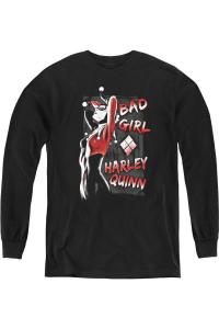 Футболка с длинным рукавом Batman Bad Girl Youth Gildan, черный