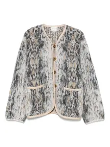 Вязаный жакет Forte Forte, нейтральный